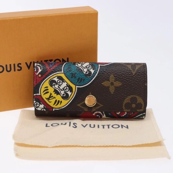 LOUIS VUITTON Monogram Kabuki Daruma Multicles 4 Key Case - Picture 2 of 15